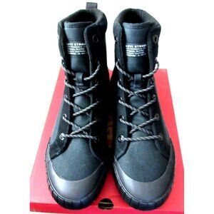 Levi's Strauss Men's La Paz 2.0 Lace Up Canvas Casual Boots All Black NIB